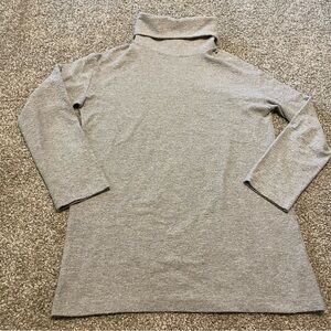 Reformation Turtleneck Sweater dress mini gray small classic minimalist modern